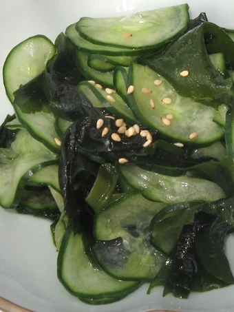 Simple Way Make Recipe Wakame &amp; Cucumber Salad that is Delicious, Addictive}