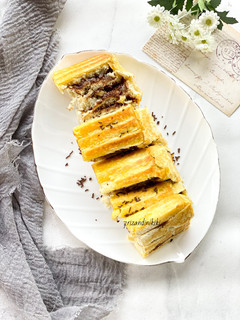 Foto resep Roti bakar bandung choco hazelnut mozarella