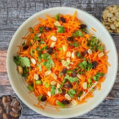 A picture of Moroccan carrot salad🥕.