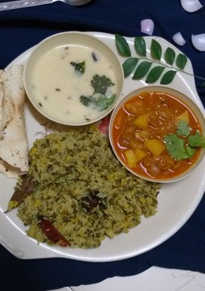 કઢી,ખીચડી,શાક રેસીપી મુખ્ય ફોટો