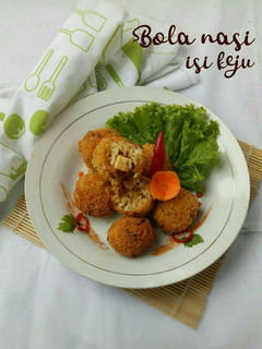 Foto resep Bola Nasi isi keju