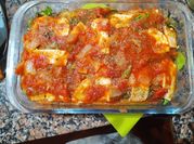 Una foto de rosada en salsa