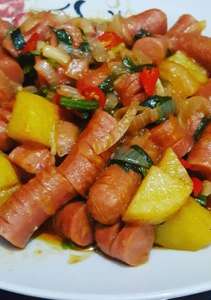 Foto resep Sosis saos asam manis