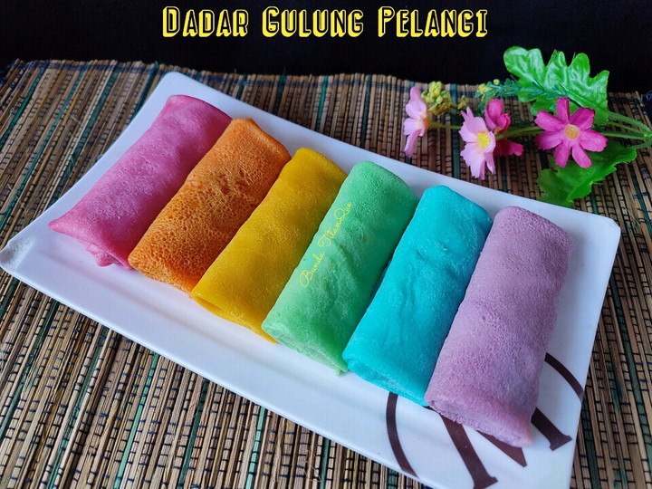 Anti Ribet, Memasak Dadar Gulung Pelangi Bahan Sederhana