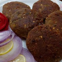 A picture of Shami kabab.