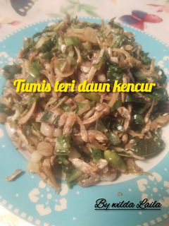 Foto resep Tumis teri daun kencur