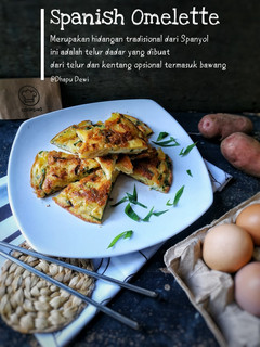 Foto resep Spanish Omelette/Telur Dadar Spanyol(Tortilla De Patatas)