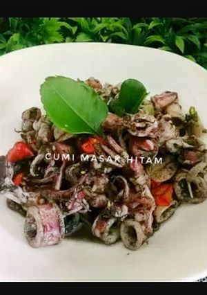 Foto resep Cumi masak hitam