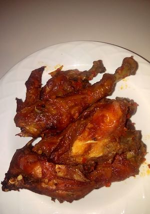 A picture of Peppered chicken.