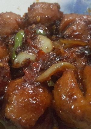 Foto resep Bakso bumbu kecap pedas