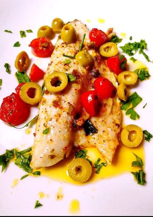 Foto di Filetto di Branzino alla Mediterranea