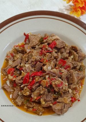 Foto resep Oseng Mercon Daging