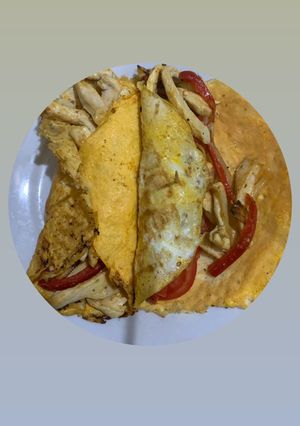 Una foto de Rollitos de pollo y vegetales