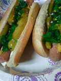 Vienna sausages on a bun