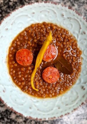 Una foto de Lentejas con chorizo