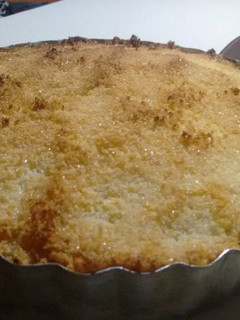 Una foto de Tarta de coco y dulce de leche