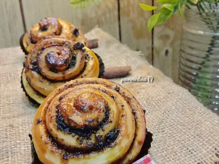 Langkah Mudah untuk Membikin Resep 12.#3 Cinnamon Roll with Oreo yang  Bikin Ketagihan Anti Ribet, Lezat