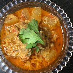 A picture of Ash gourd curry (sabji).