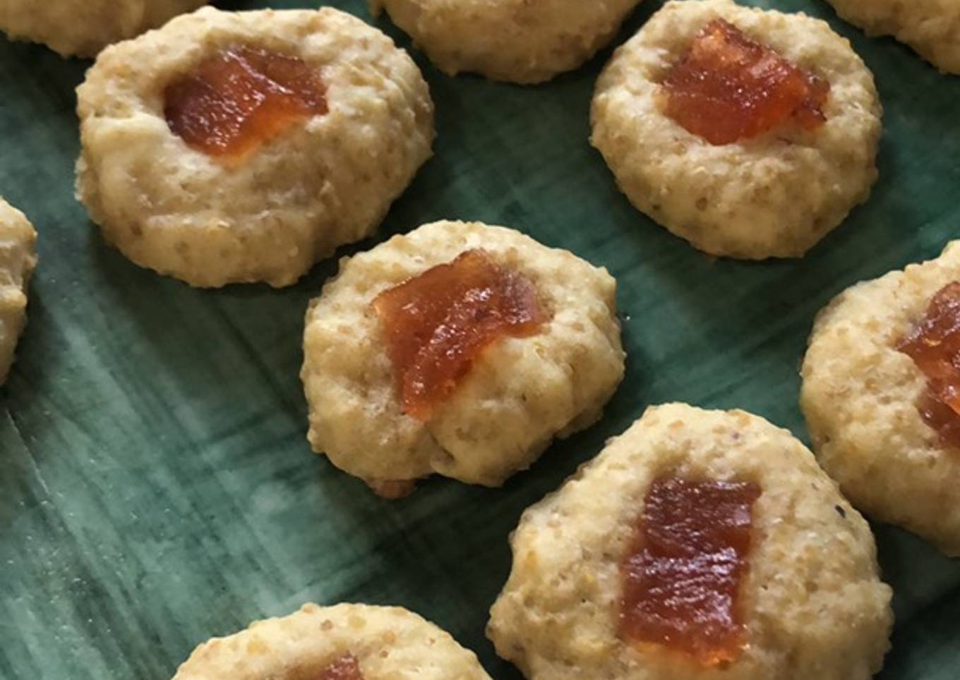 Pepas de quinoa y membrillo