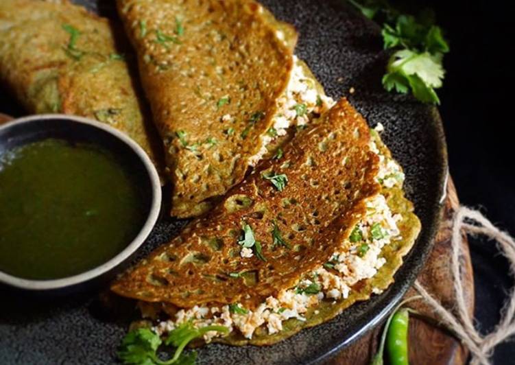 Recipe: Yummy No-Oil Spinach Chillas
