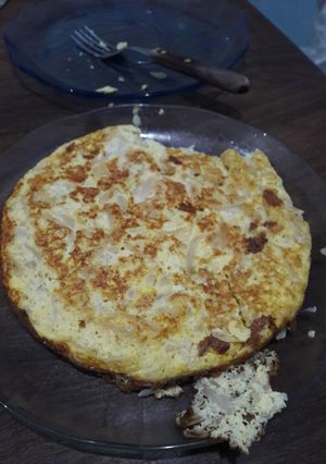 Una foto de Tortilla de coliflor!!!