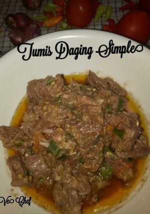 Foto resep Tumis Daging Simple