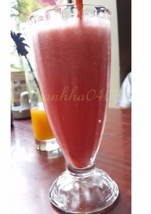 Hình của món Sinh tố dưa hấu.
