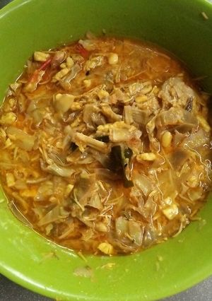Foto resep Sayur jantung pisang no santan