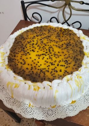Una foto de Torta de parchita