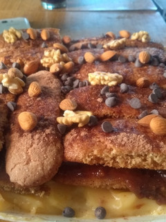 Una foto de Postre fácil "Charlotte" sin crema porque no tenía. Súper fácil y económico