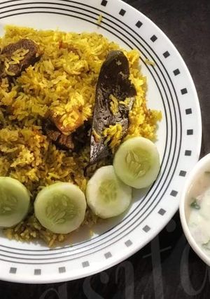 A picture of Mixed Biryani.