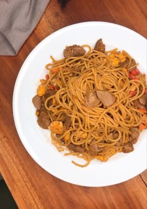Foto resep Yakisoba Spaghetti