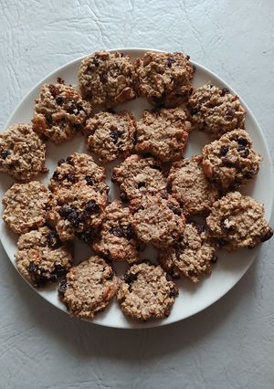 Una foto de Galletitas de avena y banana