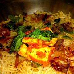 A picture of Paneer Dum Biriyani.