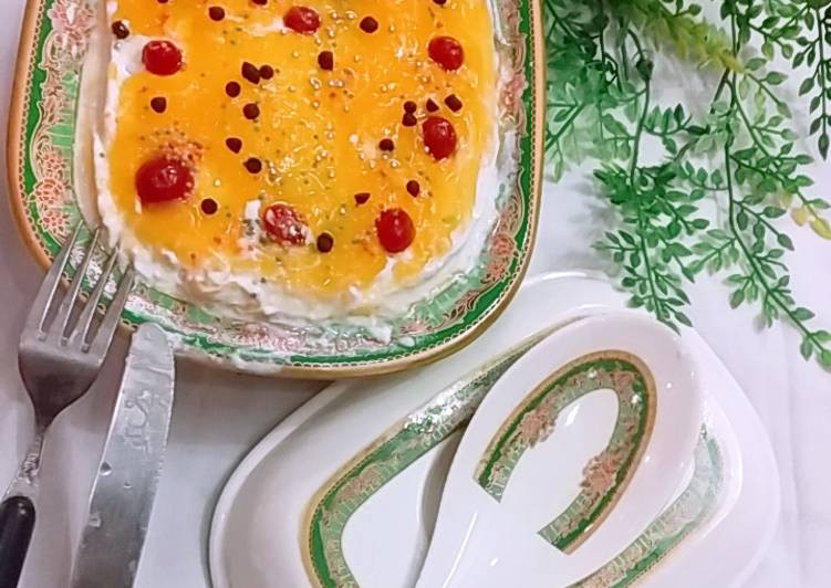 Simple Way to Prepare Award-winning Orange icing custard