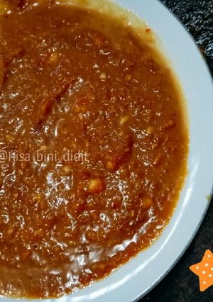 Foto resep Sambal kacang pendamping singkong goreng