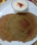 Lentils -split moong Dal chilla