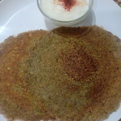 A picture of Lentils -split moong Dal chilla.