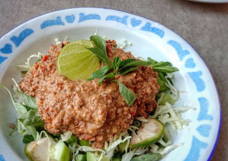 Resep Karedok (Veggie Salad with Peanut Dressing) Bikin Ngiler