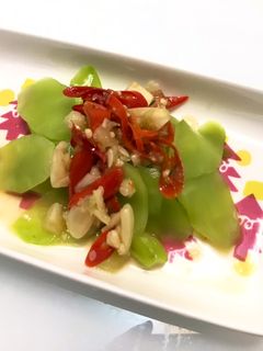 👩🏻‍🍳涼拌蒜辣菜心 的食譜成品照片
