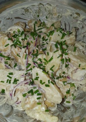 A picture of Amazing potato salad👌.