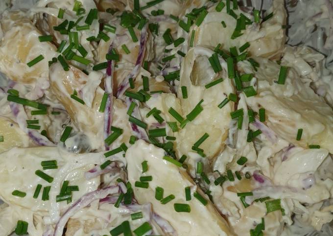 Step-by-Step Guide to Prepare Super Quick Homemade Amazing potato salad👌