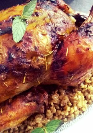 صورة لوصفة دجاج بالروز مارى والزبدة