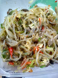 Foto resep Shirataki goreng jamur labu #menudietdebm