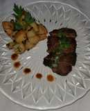 Filete al perejil con papas rústicas