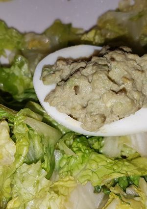 Una foto de Huevos rellenos