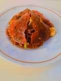 Kepiting Petelur dengan Saus Garlic