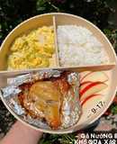 GÀ NƯỚNG BƠ TỎI CHO BÉ !!