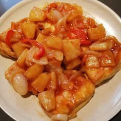 A picture of Sweet and Sour Tofu.