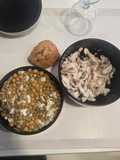 #GamelleduMidi - Dorade grise et salade Feta-Pois chiches